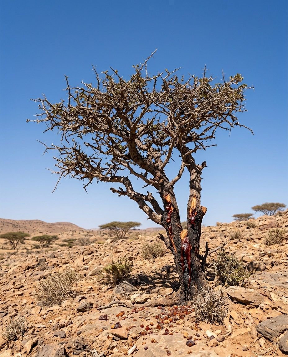 Raw frankincense resin from Aftal Maydi